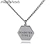 Max Petals Type 2 Diabetes Necklace Medical Alert ID Stainless Steel Pendant with 26