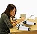 Uncaged Ergonomics Adjustable Book Holder, Tablet & Laptop Stand, Aluminum Portable Reading Stand for Textbooks & Cookbooks, Recipe Holder for Kitchen Counter, Silver