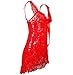 ResportsNNT L-6XL Women Open Front Baby Doll Sexy Lingerie Set Plus Size Lace Nightwear for Anniversary,Holiday,Date,honeymoon,club,party etc (3xl, red)