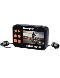 Blueskysea dv188 motocicleta ángulo de visualización LCD 1080P Grabadora de vídeo dual Lente motocicleta Dash Cam Cámara de acción Deportes 2.7" cámara de grabación 130 grados visión nocturna