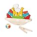 PlanToys Wooden Balancing Boat Toy (5136) | Sustainably Made from Rubberwood, Safe Paints and Dyes
