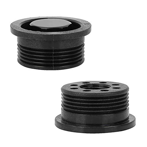 Huairdum Surfboard Air Vent, Short Durable Stand Up Paddle Board Surfboard Air Vent Surfboard Exhaust Black for Water Sports Watercraft Parts 1.18 x 0.59 x 0.98inch