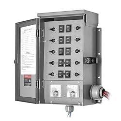 VEVOR Manual Transfer, 30-Amp 10-Circuit, Prewired