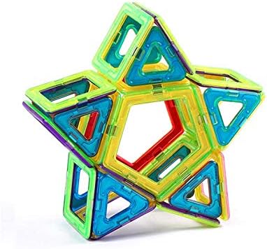 212 PCS Magnetic Building Blocks Gift Magnetic Construction Set with Ferris Wheels Building Tiles Blocks Robot for Age 3 Year Old