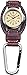Dakota Leather Field Clip, Clip Watch, Leather Fob Strap, Lightweight Dress Watch, Outdoor Gifts for Men and Women, Use for Fishing, Golf and More, Clip On Watch