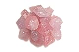 Hypnotic Gems Materials: 1 lb Bulk Rough Rose Quartz Stones from Madagascar - Raw Natural Crystals for Cabbing, Cutting, Lapidary, Tumbling, Polishing, Wire Wrapping, Wicca and Reiki Crystal Healing