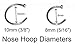 Surgical Steel Nose Hoop Ring - 20 Gauge 3/8
