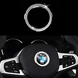 Bling Bling Steering Wheel Logo Caps Compatible