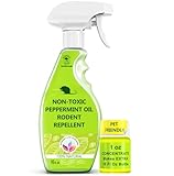 All Natural Peppermint Oil Spray, Non-Toxic Rat