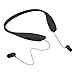 Bluetooth Headphones Pianogic HB-900C V4.0 Music Sport Wireless Neckband Stereo Noise Cancelling Sweatproof Bluetooth headset Magnetic Retractable Earbuds and Call in Vibration Reminder(Black)