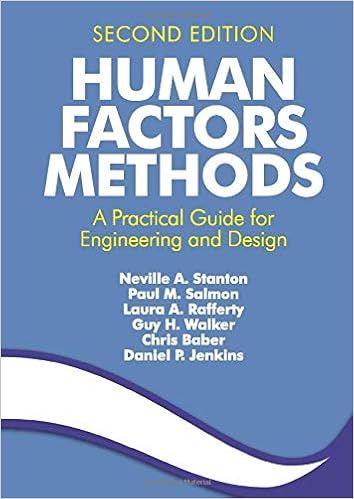 Human Factors Methods A Practical Guide For Engineering And Design Stanton Neville A Salmon Paul M Rafferty Laura A Walker Guy H Baber Chris Jenkins Daniel P 9781409457541 Amazon Com Books
