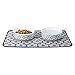 Bone Dry Lattice Collection Pet Bowl & Canister, Single Dish, Small 4.25x2