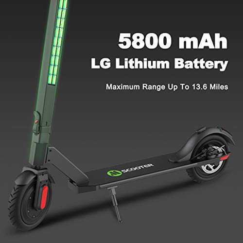 MEGAWHEELS S5 Electric Scooter, 13 Miles Long Range Battery, Up to 15.5 MPH, 8.5" Pneumatic Tires, Portable and Folding Commuter Electric Scooter for Adults