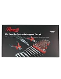 Rosewill kit de herramientas para computadora estándar de 15 piezas RTK 015., Negro
