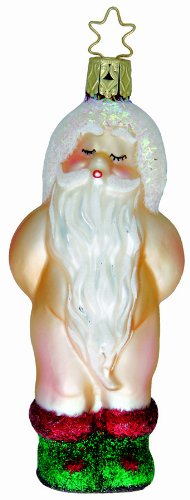 Inge glas santa naked niko 1-108-08 german blown glass …