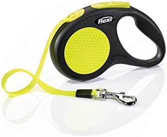 flexi neon dog lead