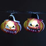 Décorations d'Halloween, 3 mètres 20 guirlandes lumineuses à LED, lanterne de ci