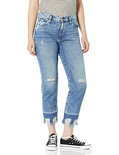 Hudson Womens Jessi Blue Denim Relaxed 