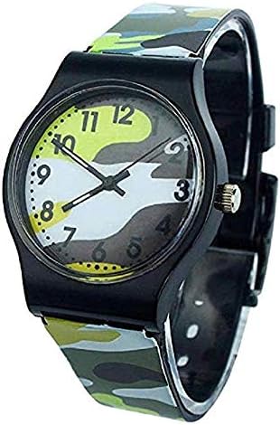 FAVOT 2019 New Children's Camouflage Silicone Quartz Watch Simple Digital Scale Easy to Read Student Casual Unisex Watch