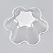 Healthcom 100 Packs 8 OZ Clear Plastic Ice Cream Sundae Bowls Cup s Disposable Dessert Bowls Flower Ice Cream Cup Holder Salad Serving Bowl for Tasting Party Appetizers