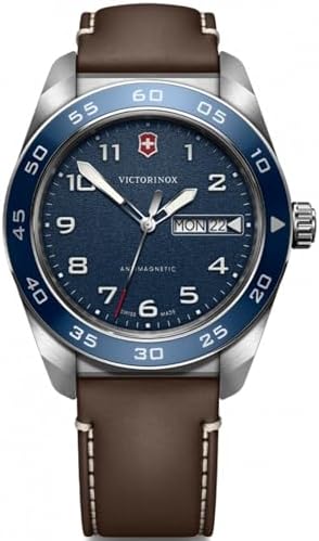 Amazon.com: Victorinox Swiss Army Chronograph Black Dial Brown
