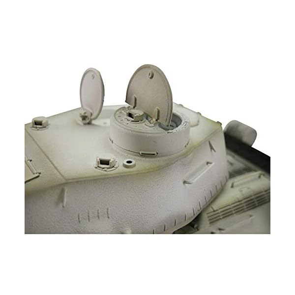 HengLong RC Panzer 3909-Pro - Sowjet T34/85 2.4 GHz 1/16 Profi-Metall BB, Schneetarnung – Bild 6