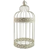JHY DESIGN 6 Pezzi 14cm di Altezza Piccolo Portacandele in Metallo Appeso a Forma di Gabbia per Uccelli Portacandele Cavi Lanterne per Tavolo Interno