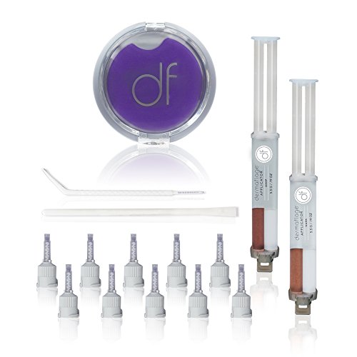 Dermaflage Scar Cover Up Makeup From Hollywood Pro Makeup Artist: Topical Filler Instantly Conceals Frown Lines, Acne Scars, Chicken Pox, Accident Scars, Skin Cancer Scars - Dark - 2 Month Supply