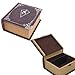Grimoire Pro Tour 3rd Edition | Wooden and Fabric Lined Portable Deck Box for Mtg, Yugioh, and Other TCG by Wizardry Foundry