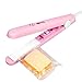 MaikcQ Food Bag Heat Sealer Handheld Mini Sealing Machine for Airtight Food Storage Smart Control Corrugated Suspension Heating Sheet Hand Pressure Sealing Machine with 43.3 inches Cable - Pink