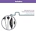 ECS WordSmith USB Transcription Headset, 7-Foot Cord, in-Ear Ear Bud with Silicone Ear Tips, Superior Comfort & Audio Clarity, External Sound Card, Medical & Legal Dictation, 3 Extra Pair of Ear Tips