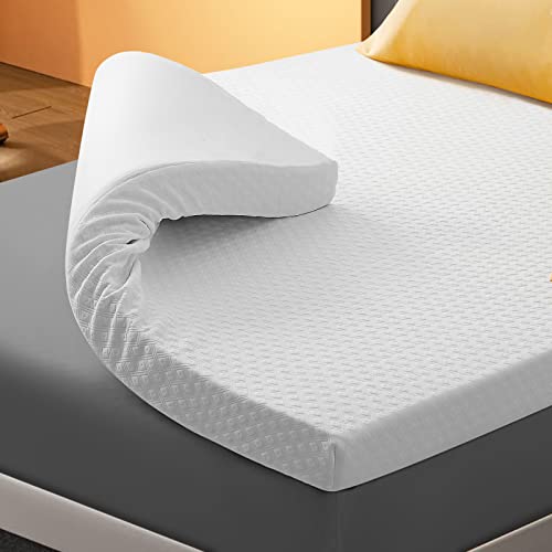 Inch Gel Memory Foam Mattress Topper Queen Size Cooling