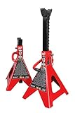 Torin T46002A Big Red Double Locking Steel Jack Stands: 6 Ton Capacity, 1 Pair (Automotive)