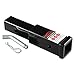 Towever 84332P Towever Trailer 2 inches Hitch Extension Receiver Tube Extenders, 7 inches Length, with 5/8 inch Hitch Pin