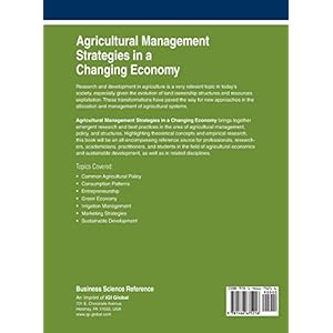 Agricultural Management Strategies in a Changing Economy