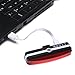 Rear Bike Light USB Rechargeable Bicycle Tail LightSport LED Red Ultra Bright Flashlight Waterproof Fits On Any Road Bikes Helmets 6 Light Mode Options