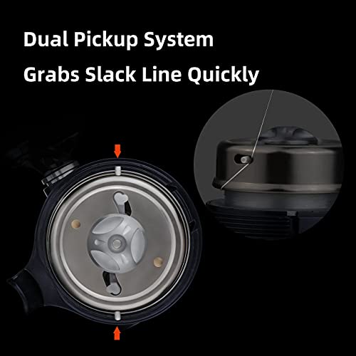 RUNCL SC330 Spincast Fishing Reel, Push Button Casting Design, High