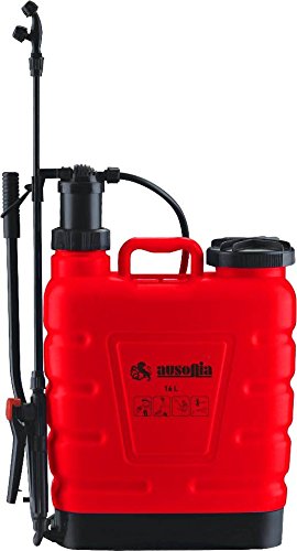 AUSONIA - 38005 BACKPACK SPRAYER 16 LT REVERSIBLE WITH LEVER, NOZZE AND ARM CLAMPS FOR EASY TRANSPORTATION AND STORAGE