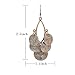 She Lian Vintage Long Womens Stylish Filigree Statement Dangle Earrings (Antique Gold Tone)