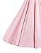 GownTown 1950s Vintage Short Sleeve Rockabilly Swing Dress,Pink,Large