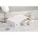 iDesign 4-Drawer Plastic Vanity Organizer, Compact Narrow Storage Organization Drawers Set for Cosmetics, Dental Supplies, Hair Care, Bathroom, Dorm, Desk, Countertop, Office, 2.75