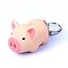 3 Pack PBY Oink Piggy Animal Design Keychain with LED Light and Sound