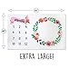 Baby Monthly Milestone Blanket | Premium Fleece Large 40