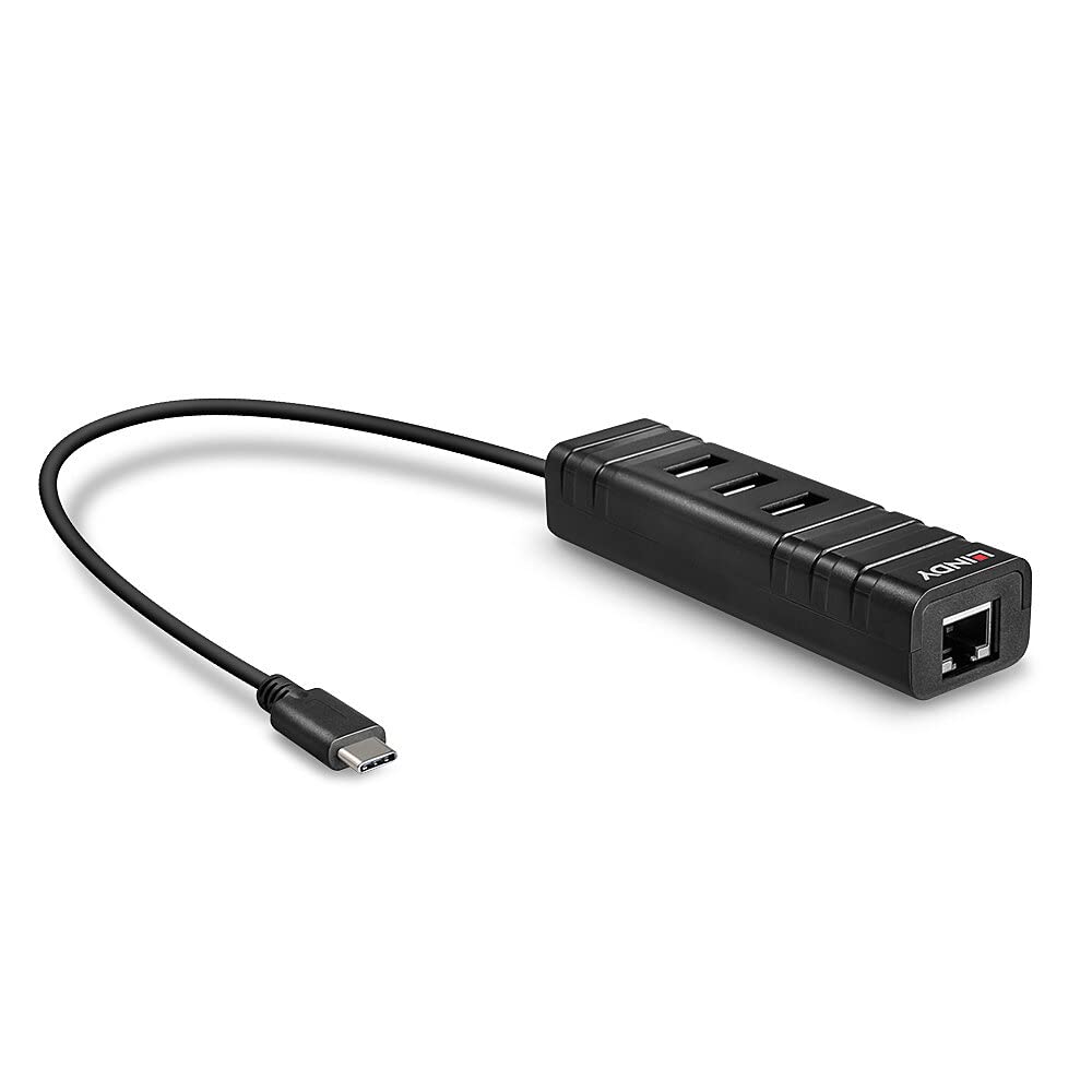 Lindy USB 3.1 Type C Hub & Gigabit Ethernet Converter