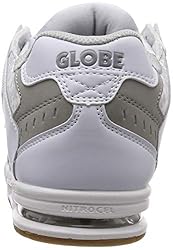 Globe Men's Skateboarding Shoes , Multicolour White