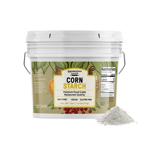 Corn Starch By Unpretentious Baker, 1 Gallon, Resealable Bucket