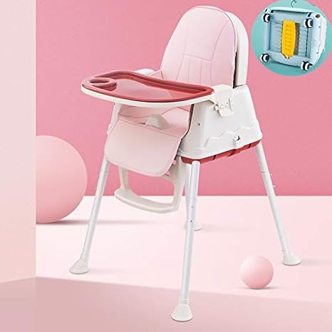 StarAndDaisy Folding Baby High Chair Recline Highchair Height Adjustable Feeding Seat