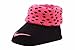 Nike Infant Baby Girl's Swoosh Pink Polka Dot Crib Shoes Booties Sz. 0-6 Months