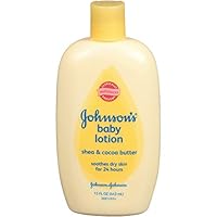 Johnson’s Baby Lotion, Shea & Coca Butter, 15 Ounce (Pack of 2
