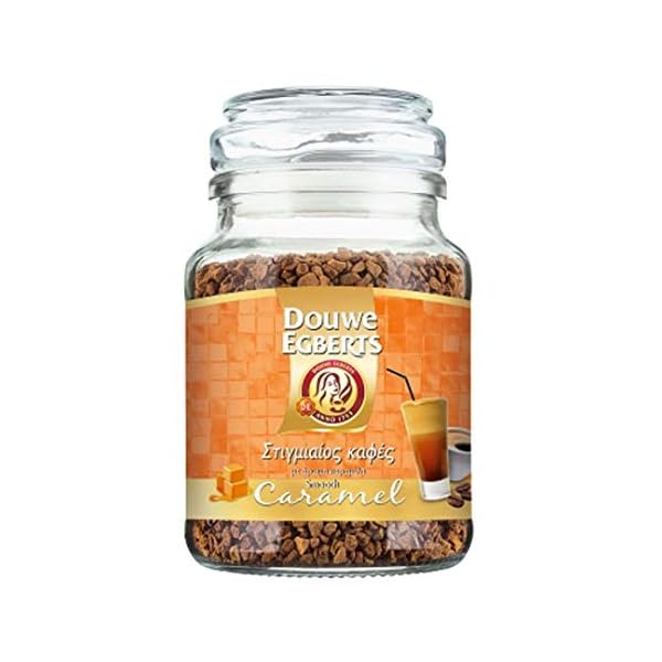 Douwe Egberts Instant Coffee Smooth Caramel Flavour - 1 Packung mit 95 g